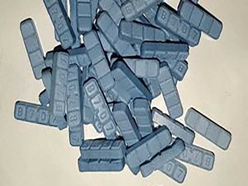 blue xanax bars b707